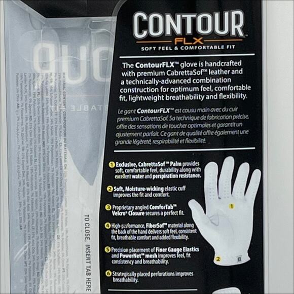 FJ Contour FLX Men's Left Glove in Pearl Size XLG - Picture 5 of 5